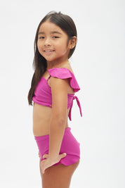 Top Tahíti Niñas Morado barney