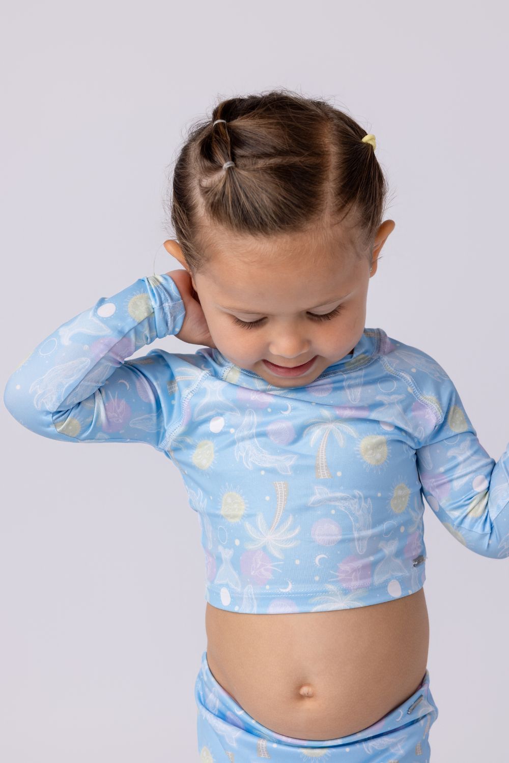 Conjunto Cadiz Niñas Cielo marino