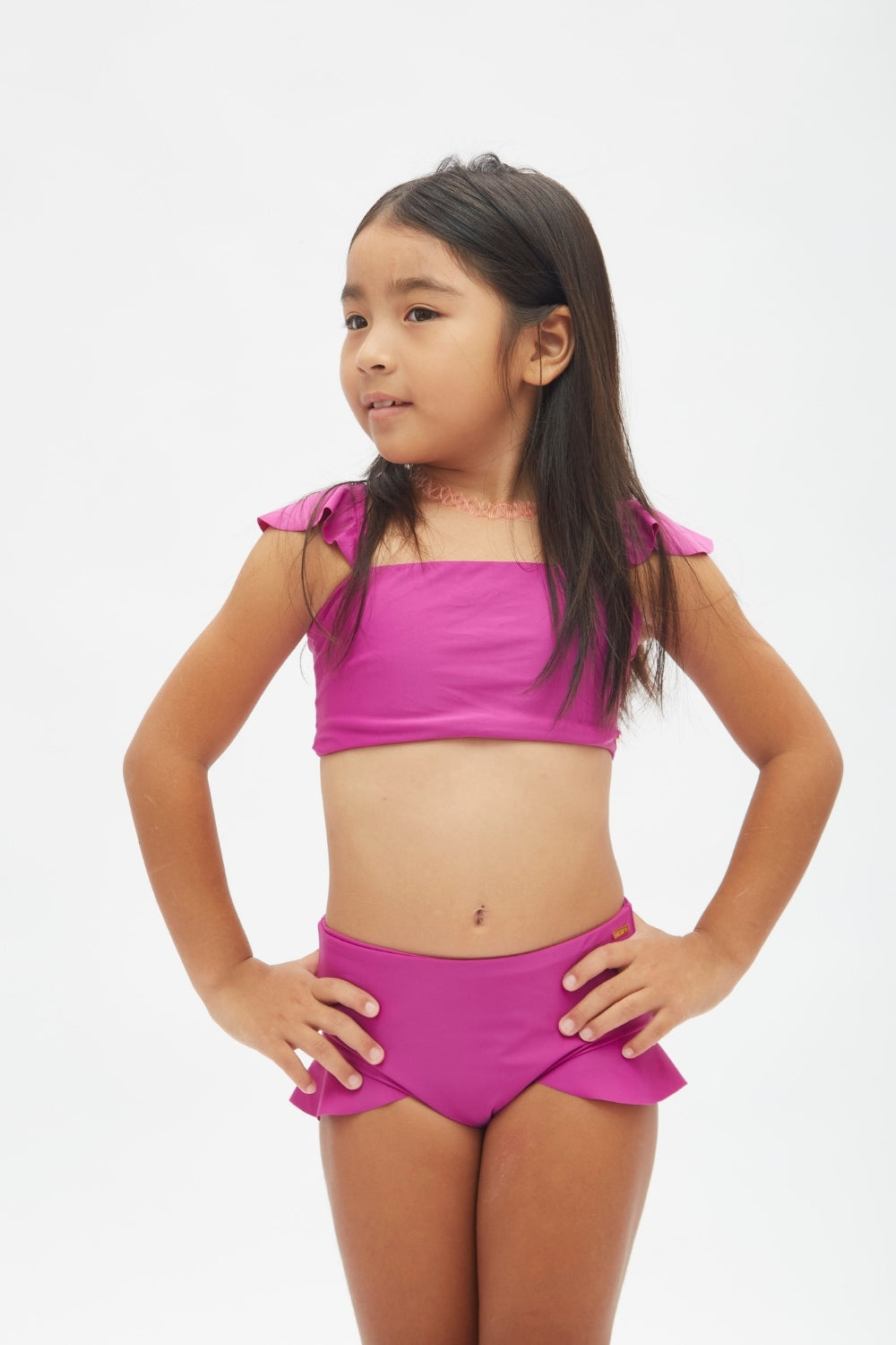 Bottom Tahiti Niñas Morado barney