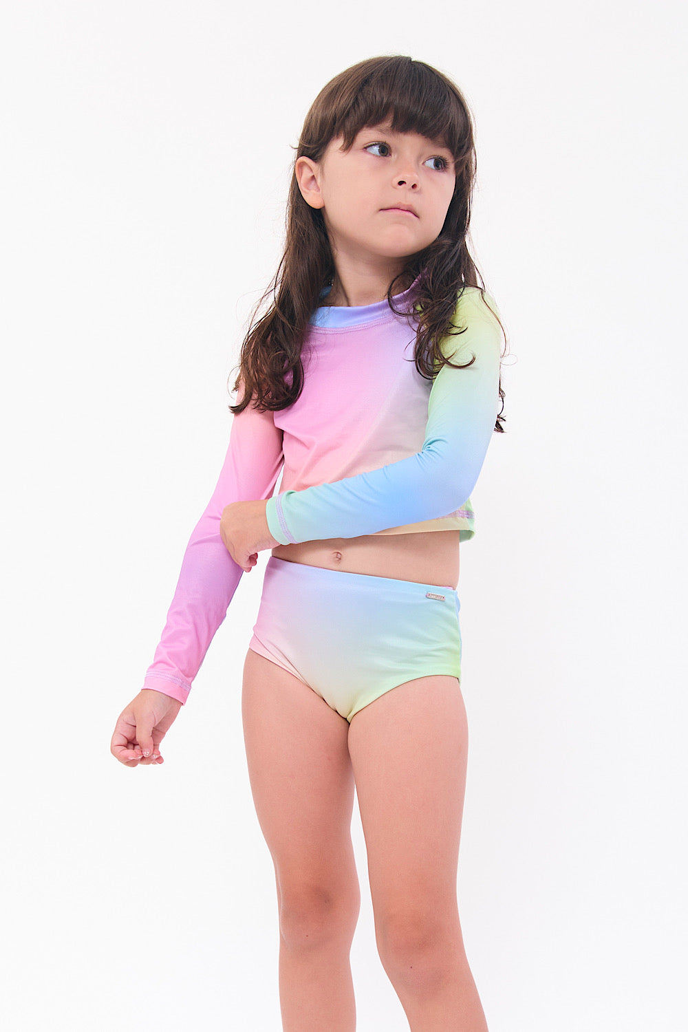 Conjunto Cadiz niñas arcoiris print
