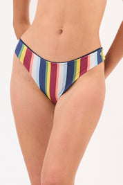 Bottom Cocos líneas azules reversible a azul