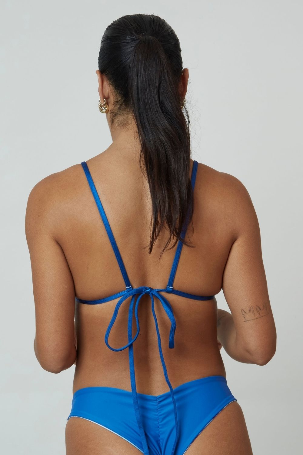 Bottom Cocos Agua satinado reversible a azul claro