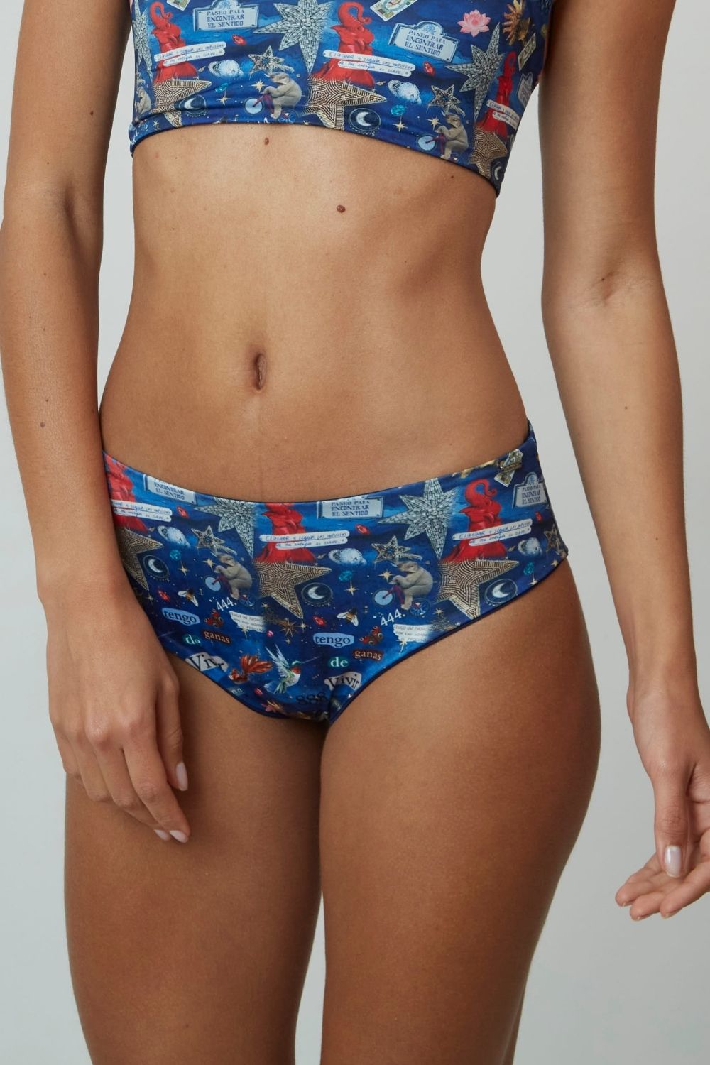 Bottom Bogatell Amuletos reversible a azul marino