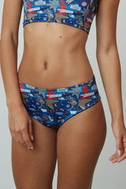 Bottom Bogatell Amuletos reversible a azul marino