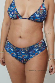 Bottom Bogatell Amuletos reversible a azul marino