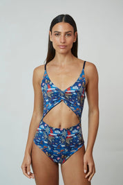 Entera Mira Mar Amuletos reversible a azul marino