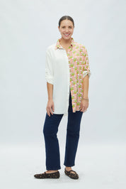 Blusa Copacabana Palmeras bicolor