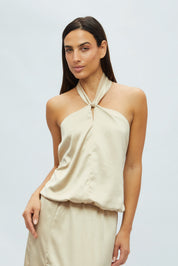 Blusa Macarella Champagne