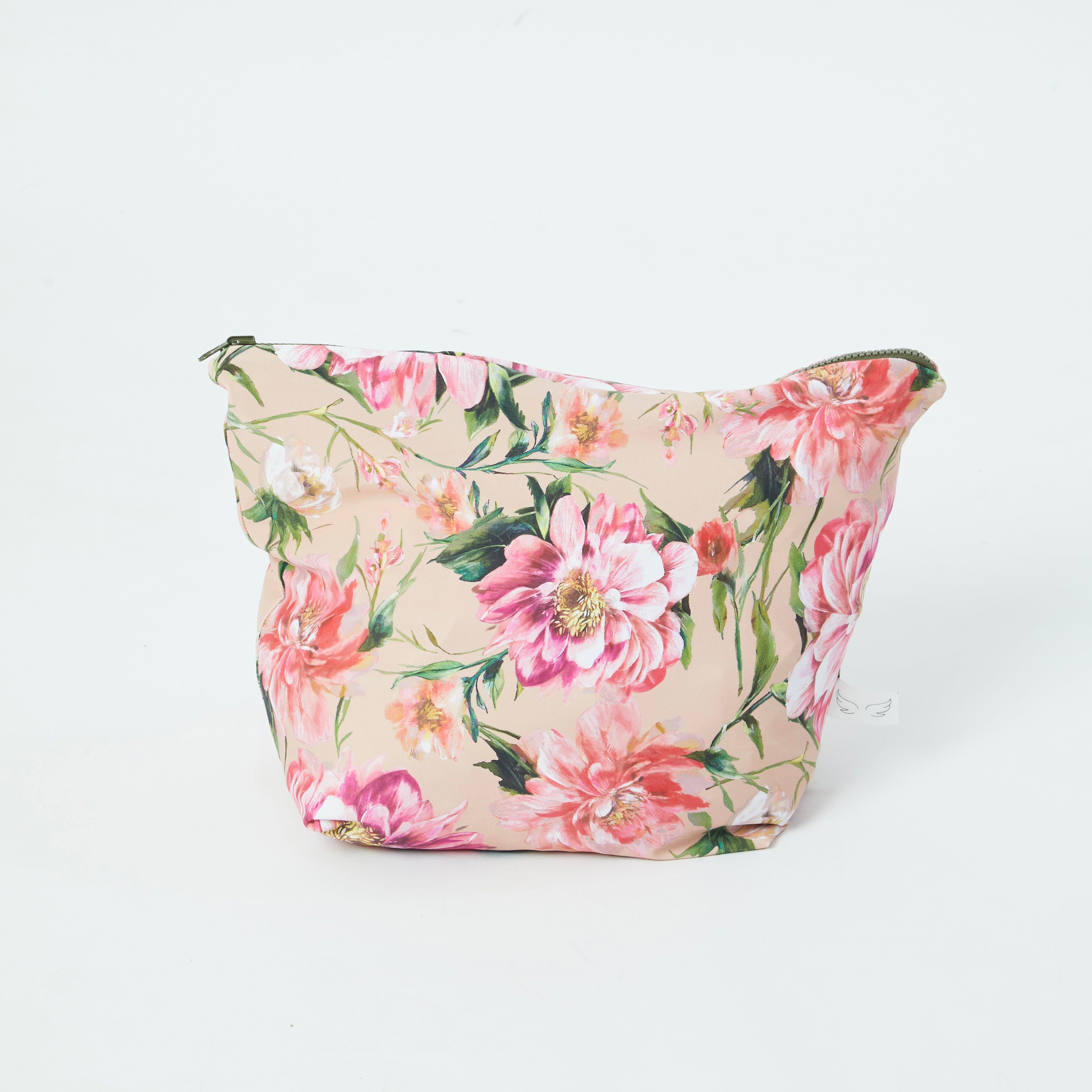 Neceser flores rosadas
