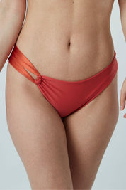 Set Top Barú + Bottom Bávaro Lacre satinado