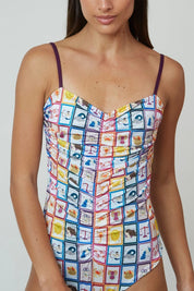 Entera Camaná Zodiaco reversible a uva