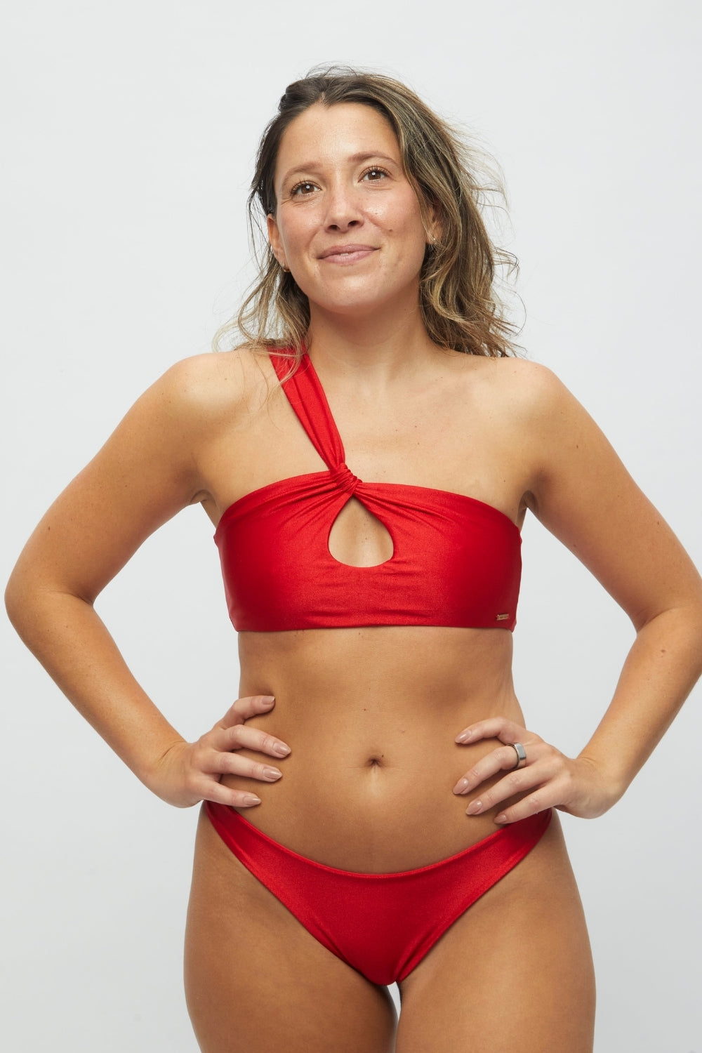 Bottom Cocos Rojo satinado reversible a mate
