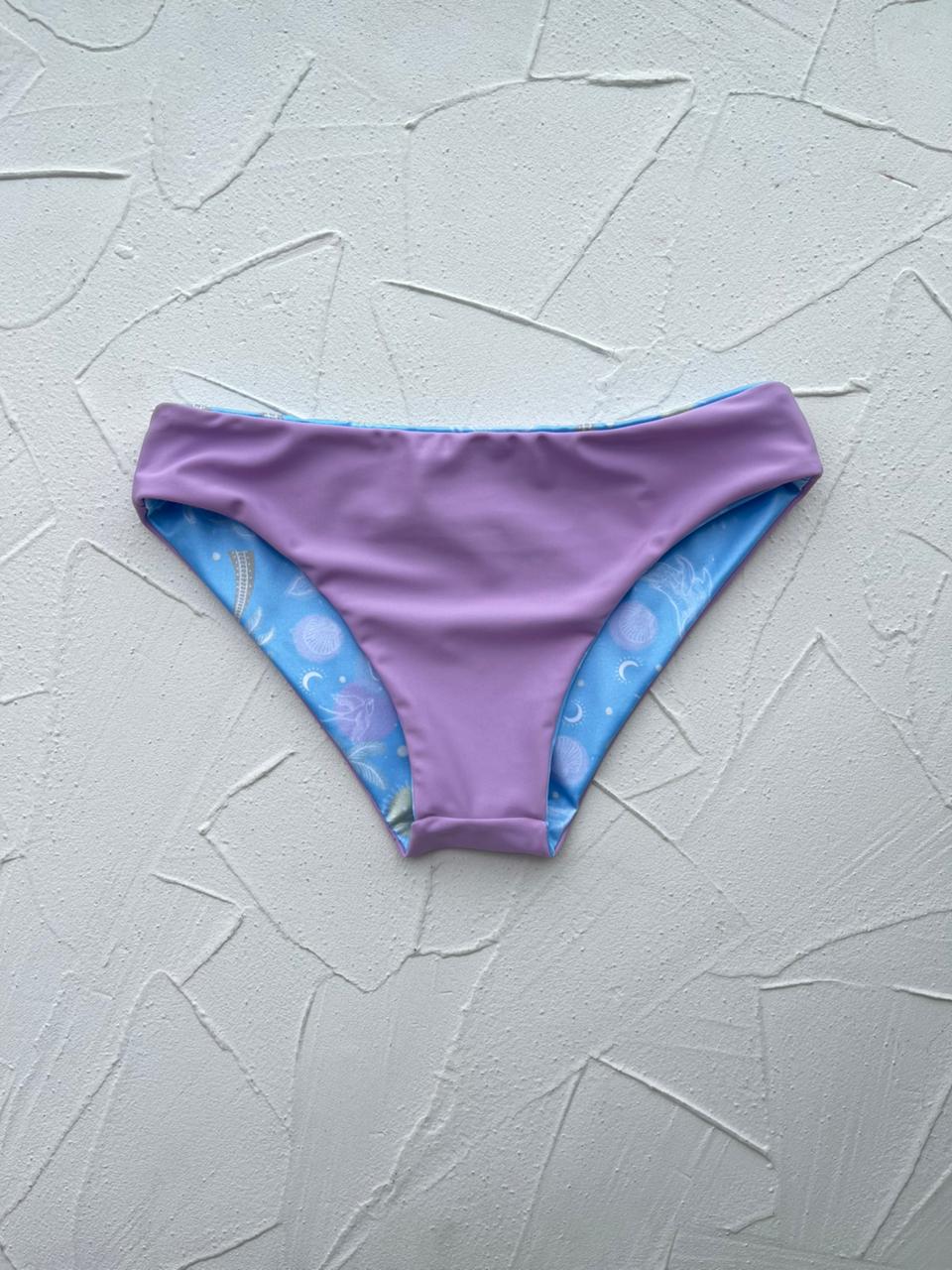 Bottom Gaviotas Teens Cielo marino reversible a lila