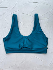 Top Bujama Peacock satinado reversible a mate