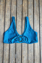 Top Cabo Peacock satinado reversible a mate
