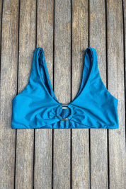 Top Cabo Peacock satinado reversible a mate