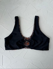 Top Cabo Pitón de fuego reversible a negro