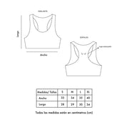 Top corto amarillo neón