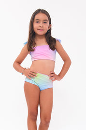 Conjunto Tahíti arcoiris print