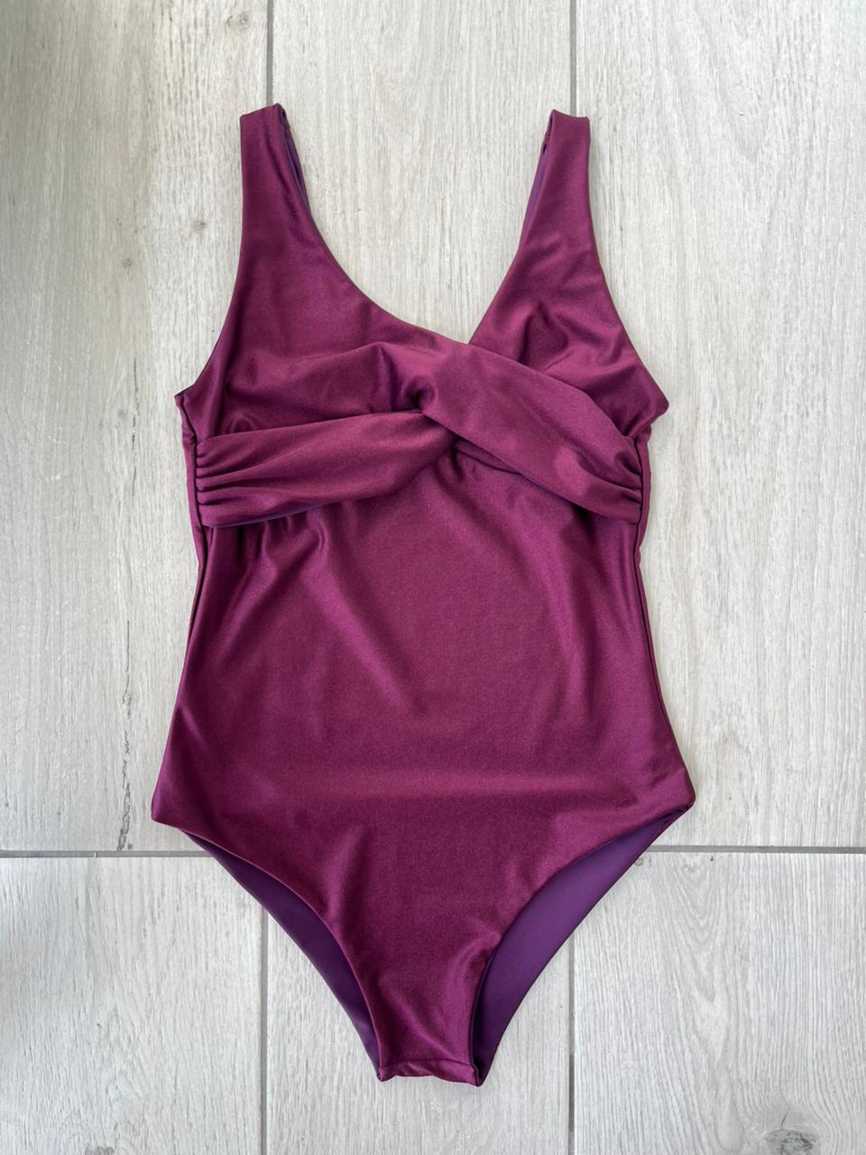 Entera Saona Borgoña satinado reversible a uva