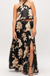 Maxifalda Asti Flores beige