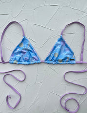 Top Gramas Cielo marino reversible a lila