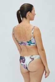 Bottom Gaviotas Jardín floral reversible a menta