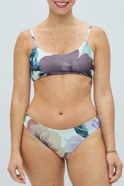 Bottom Gaviotas Jardín floral reversible a menta