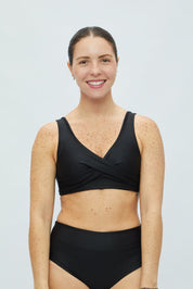 Top Saona Negro satinado reversible a mate