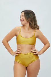 Bottom Bora Dorado satinado con dije