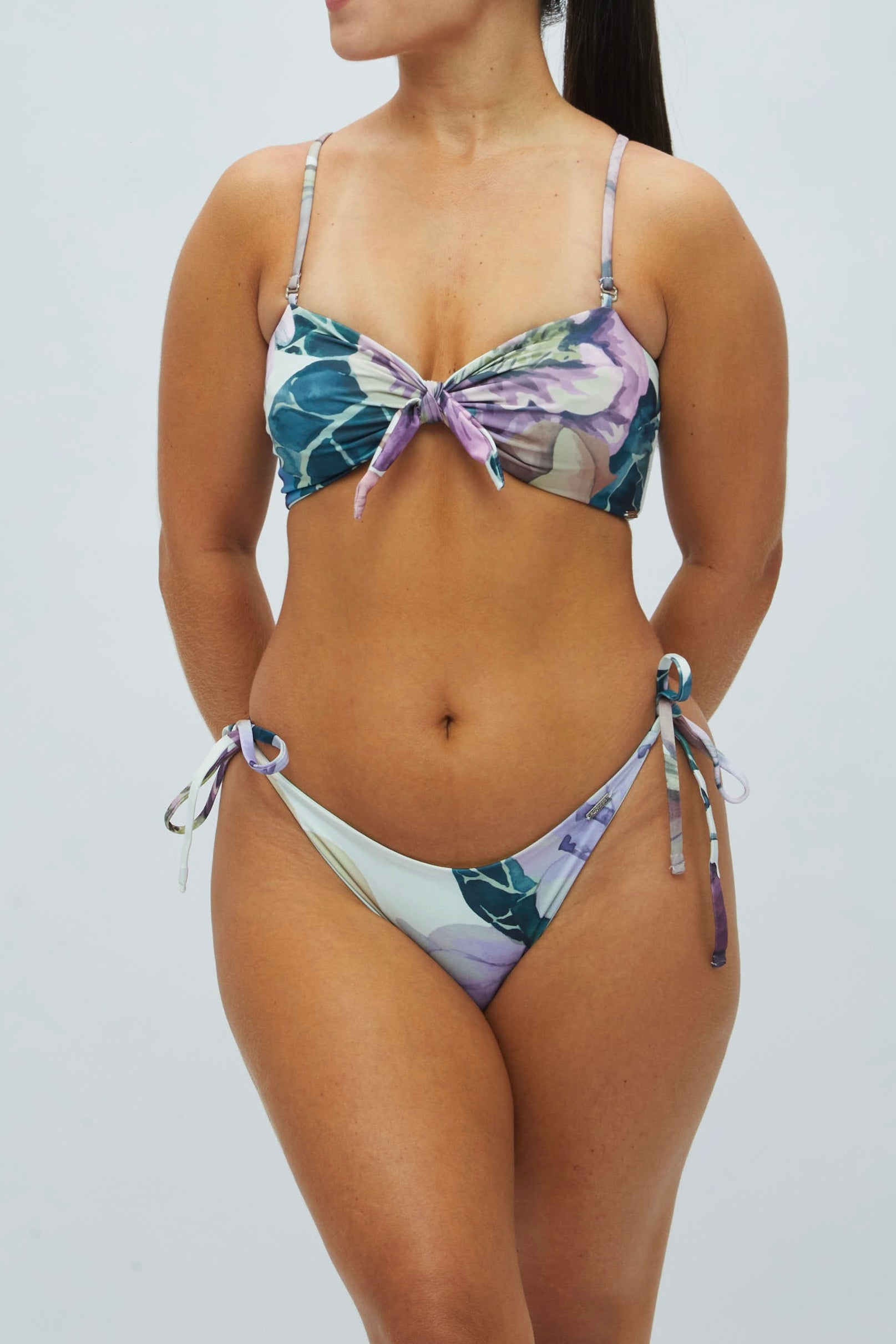 Bottom Totoritas Jardín floral reversible a menta