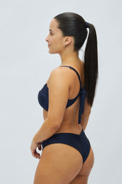 Bottom Cocos azul noche satinado