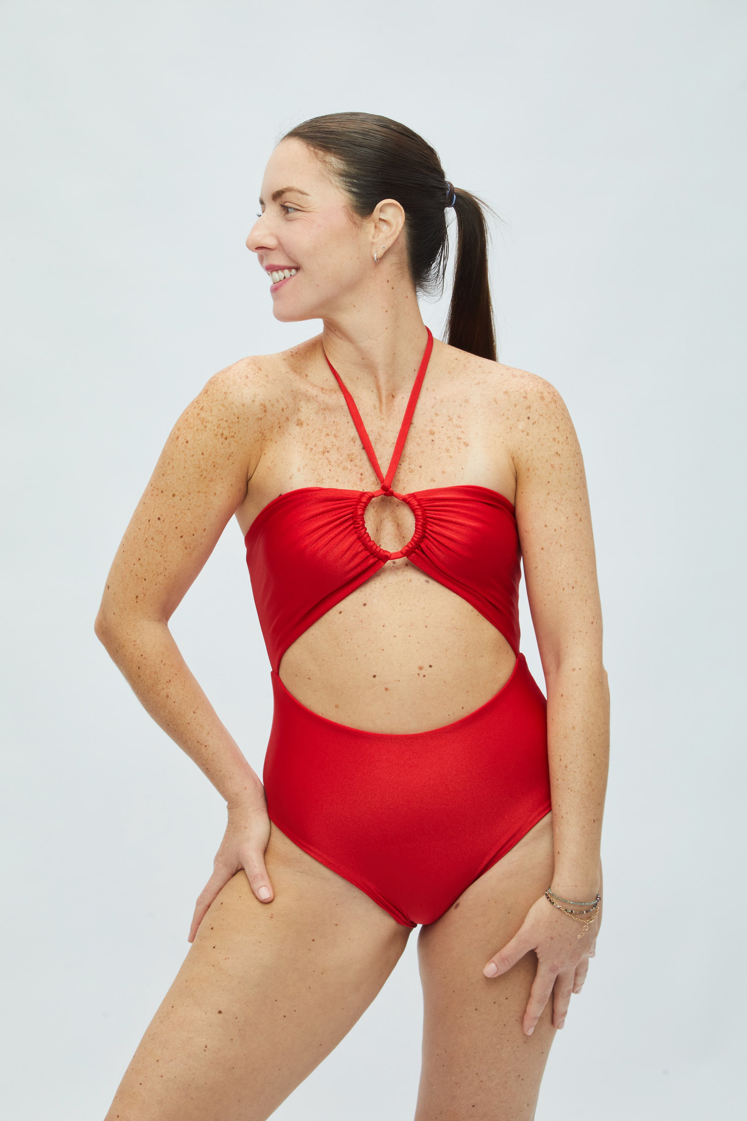 Entera Nasau Rojo Satinado