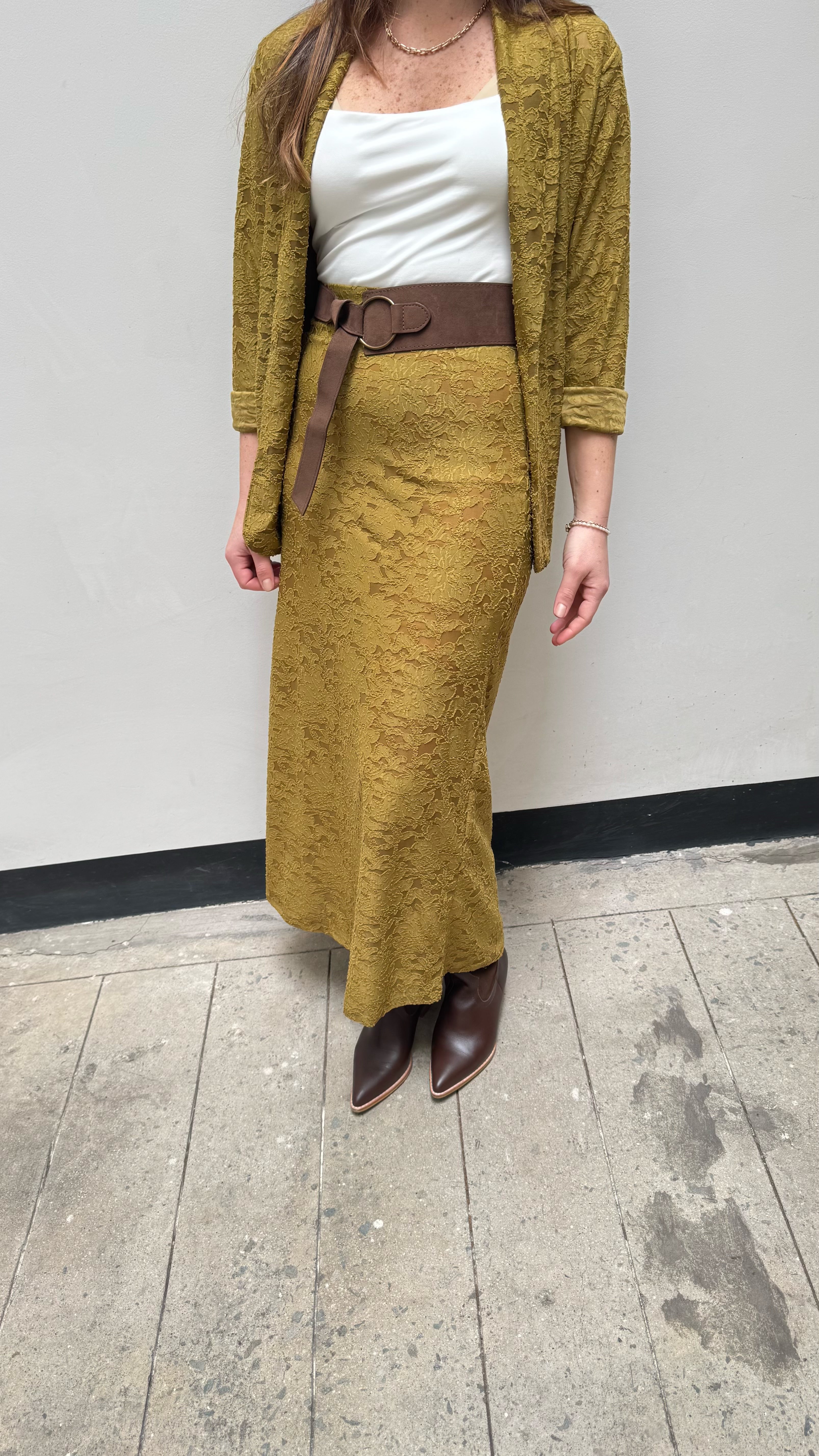 Falda Cairo Pistaccio