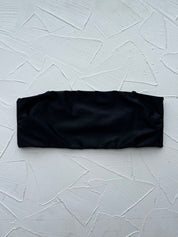 Top Waikiki Negro satinado