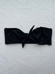 Top Waikiki Negro satinado