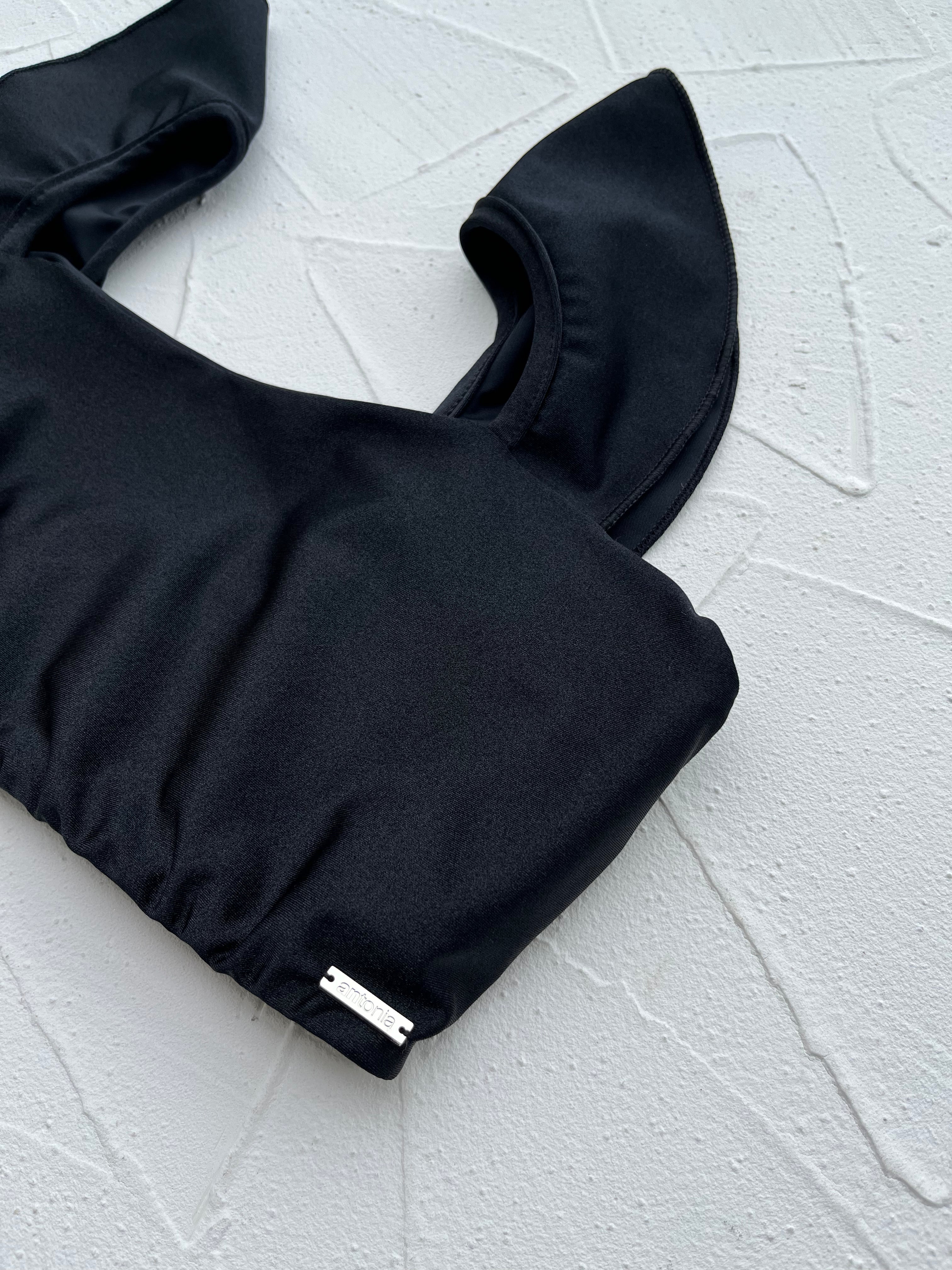 Top caballeros Negro satinado reversible a mate