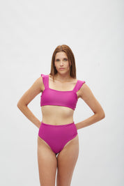 Set Top Caballeros + Bottom Piccola Morado Barney