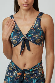 Top Señoritas Dualidad reversible a negro