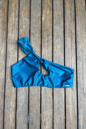 Top Barú Peacock satinado reversible a mate