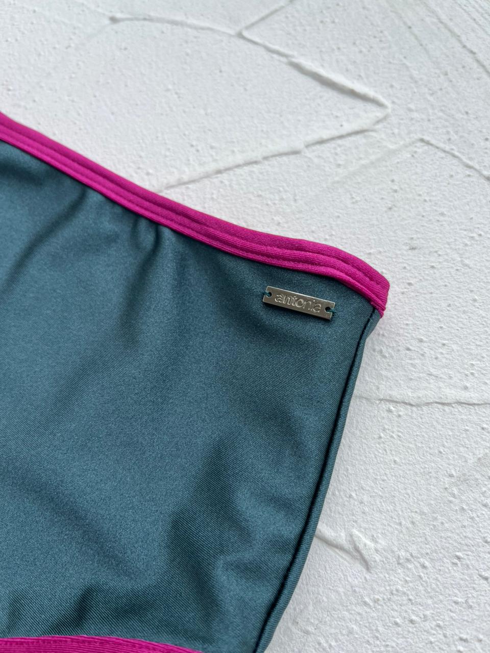 Bottom Piccola Verde oscuro satinado