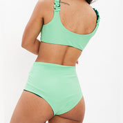 Bottom Máncora verde esmeralda reversible a menta neón