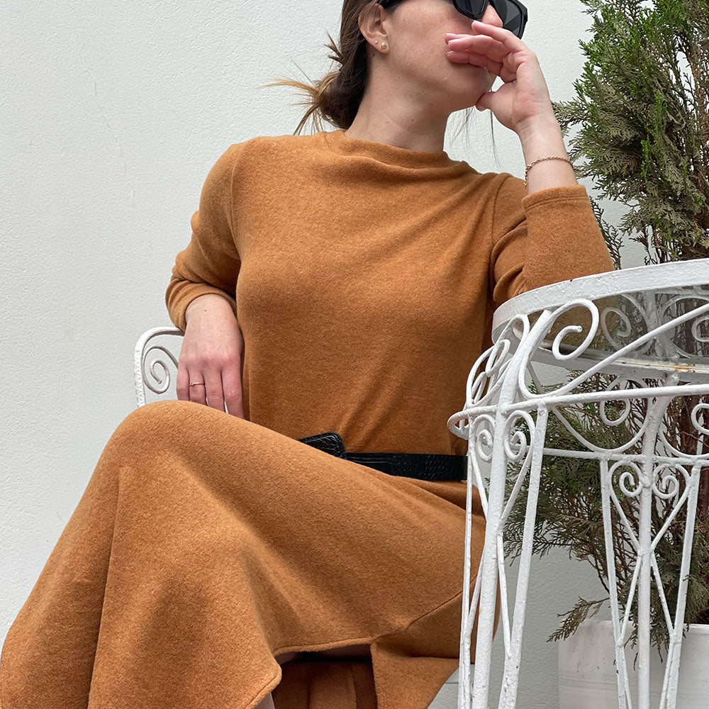 Vestido Tunez Camello