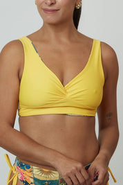 Top Saona Soles reversible a amarillo
