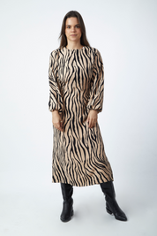 Vestido Milán Zebra Negro