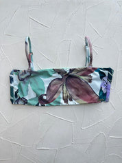 Top Waikiki Jardín Floral reversible a menta