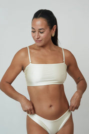 Top Waikiki Champagne satinado