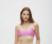 Set Top Vichayito + Bottom Piccola Chicle Satinado