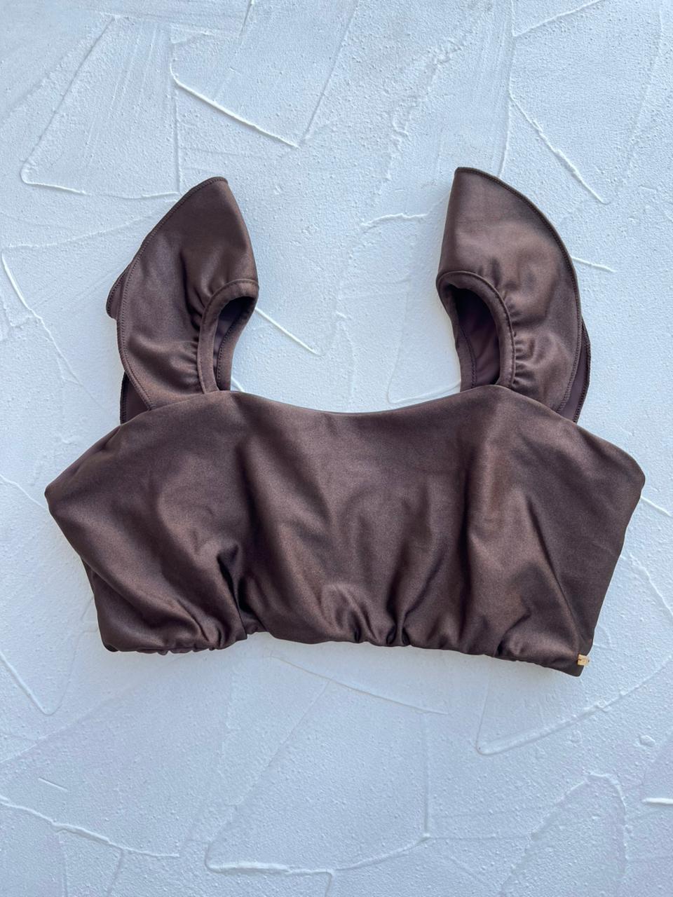 Top caballeros Marrón satinado reversible a mate