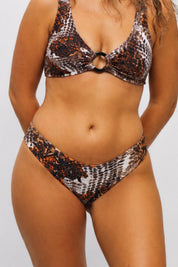 Bottom Cocos Pitón de fuego reversible a negro